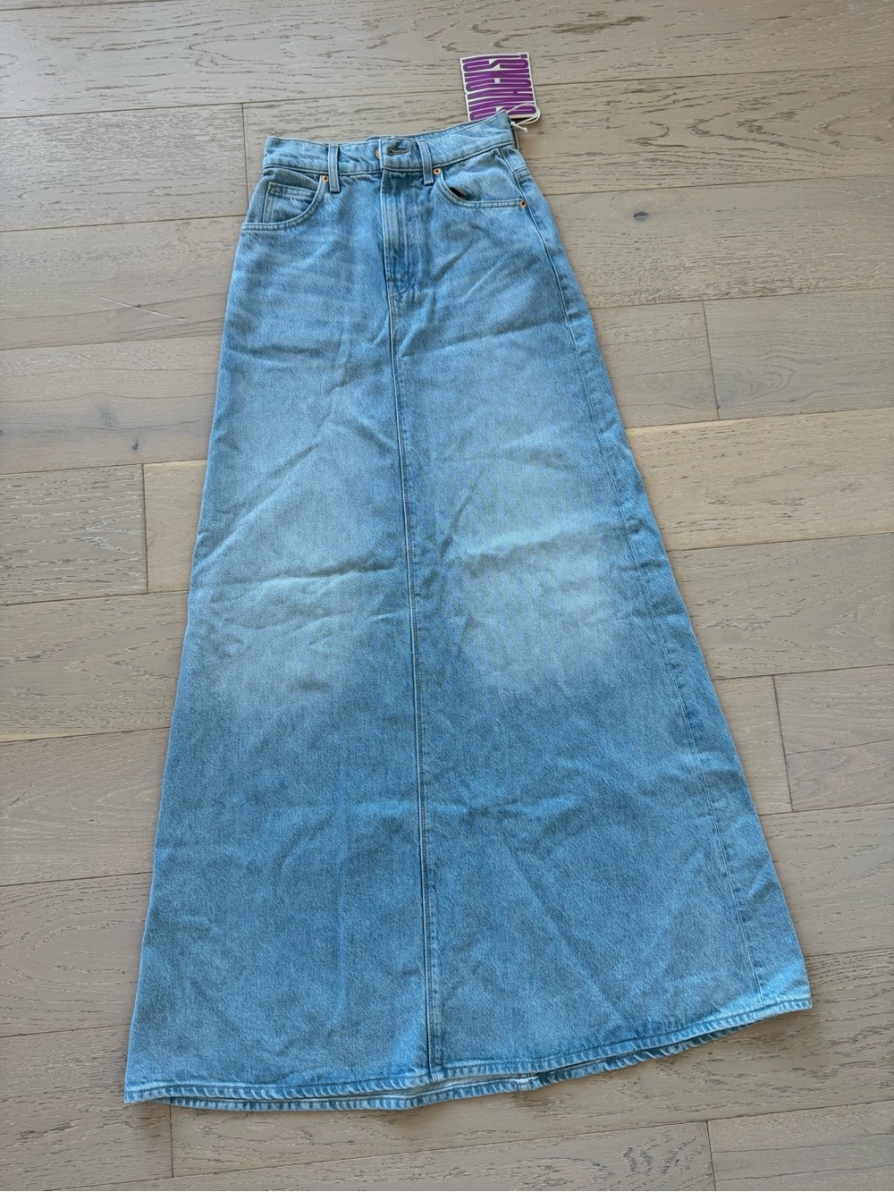 MOTHER sugar cone maxi skirt